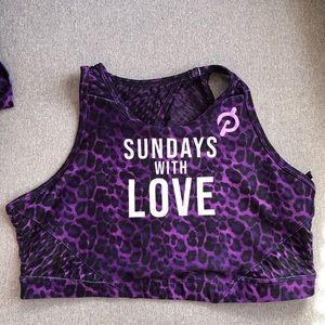 Peloton Sport Bra - Sunday’s with Love Cheetah